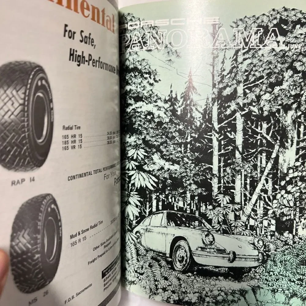 Porsche Panoramic Hardcover Bounded Magazines Vintage 1971 JAN-Dec  PCA - Picture 10 of 16